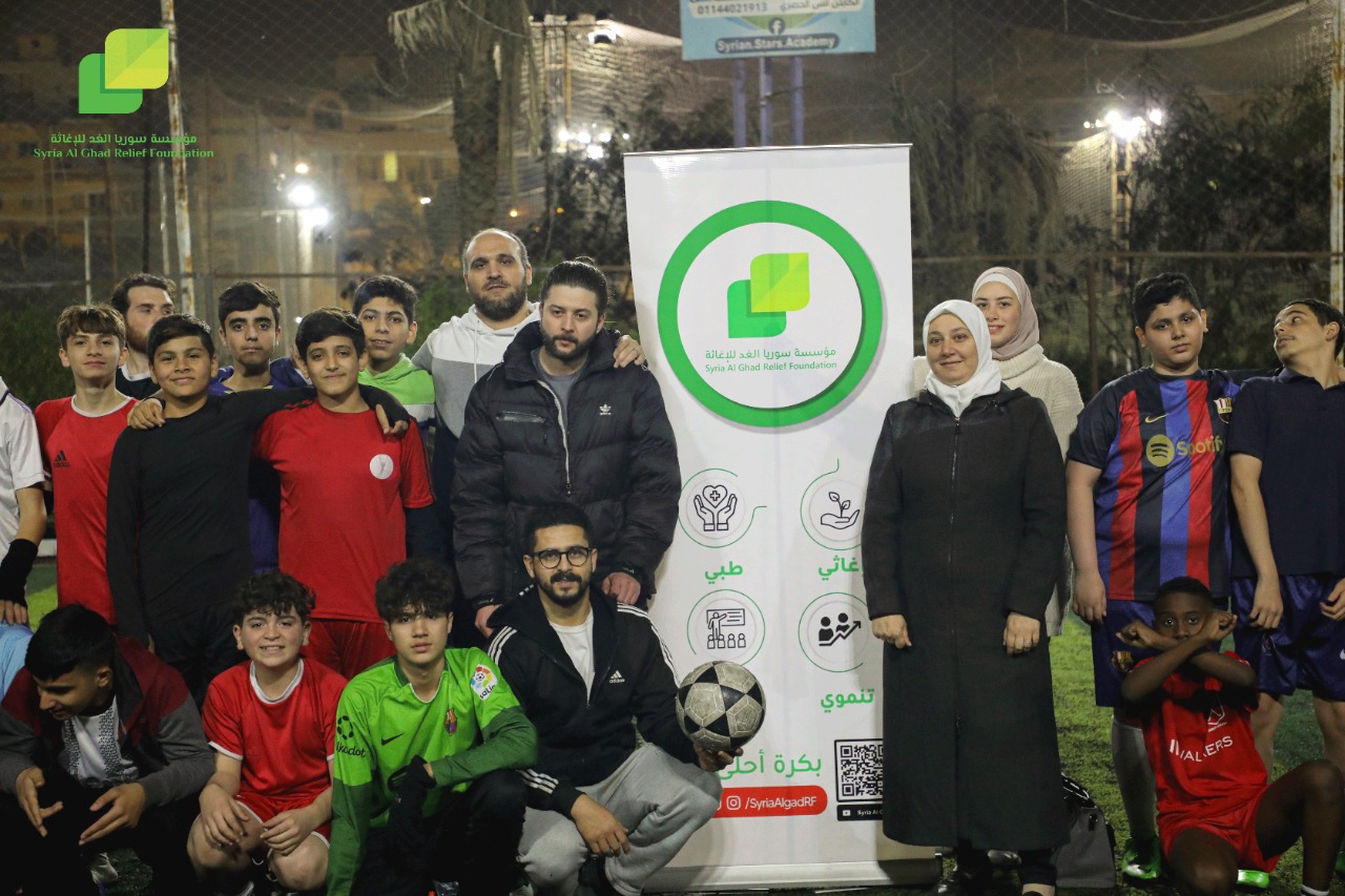 نشاط كرة القدم في ملعب الحصري