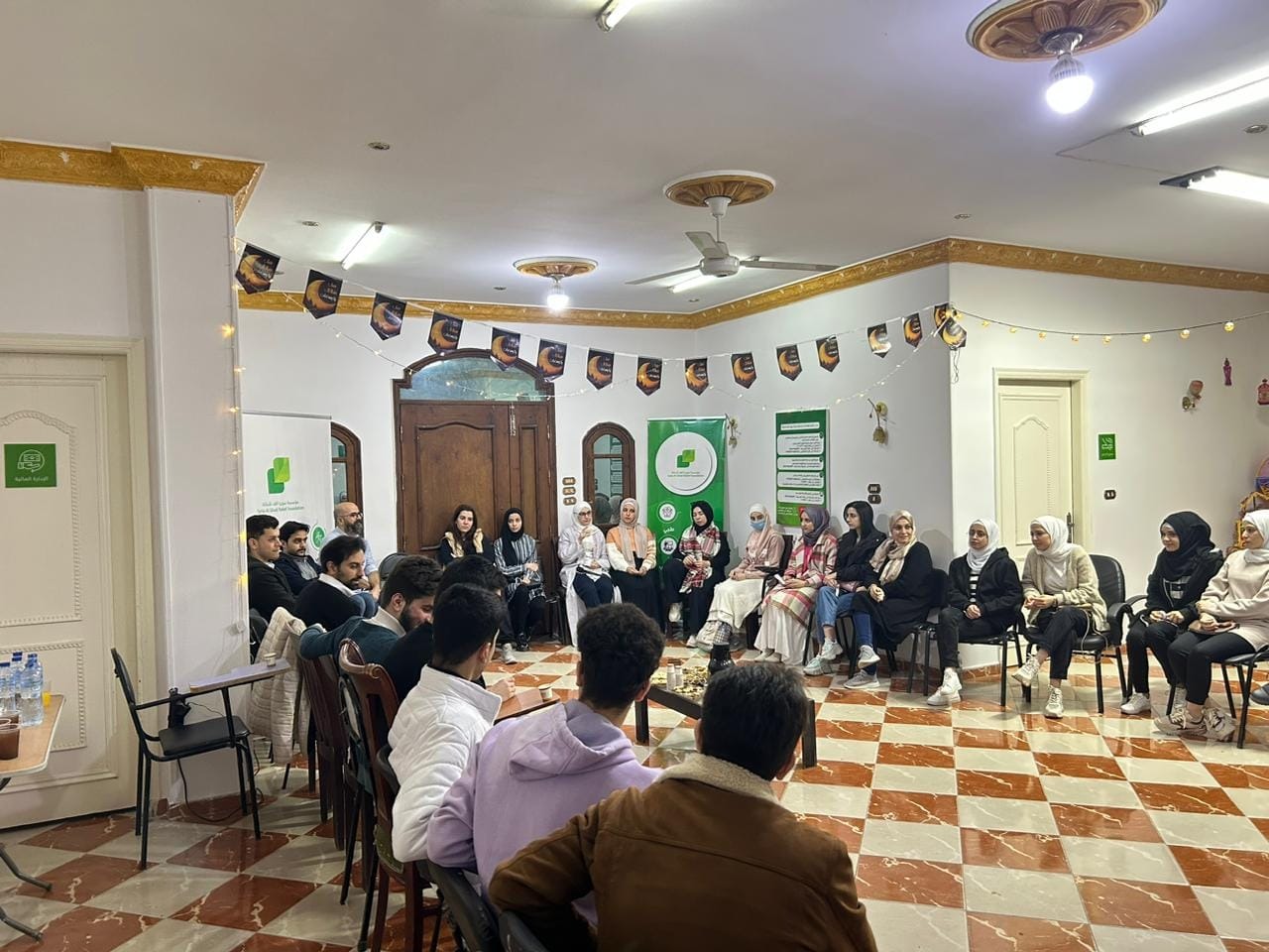 إفطار المتطوعين في العبور