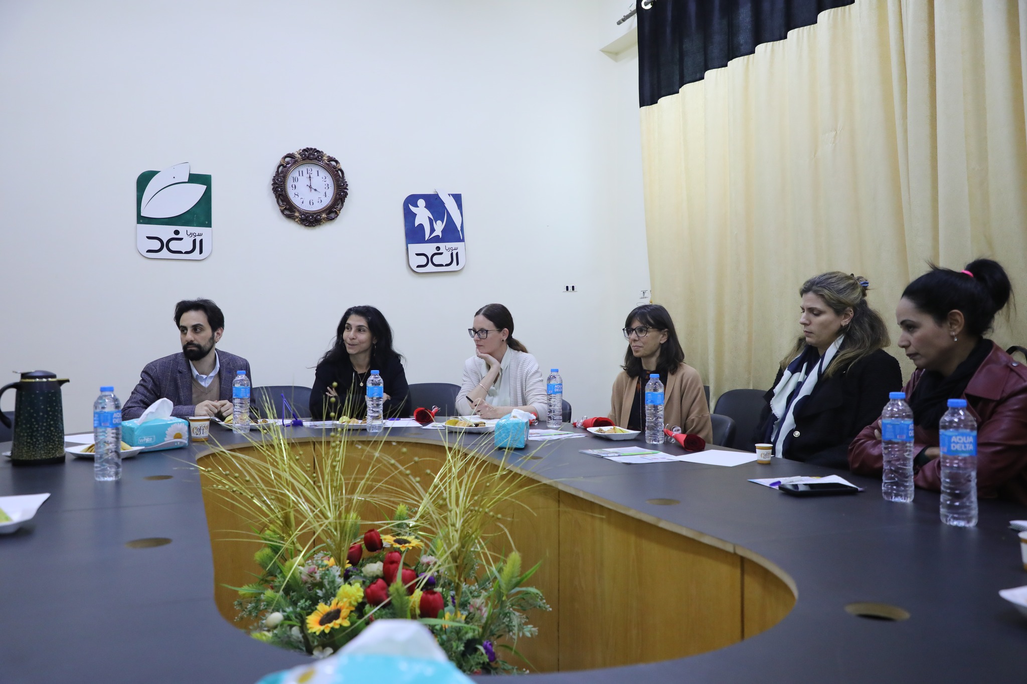 زيارة المجلس النرويجي للاجئين لمقرات مؤسسة سوريا الغد