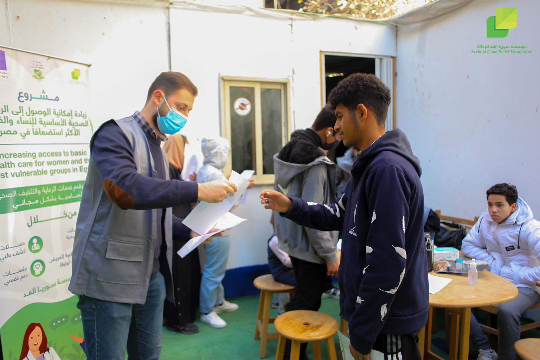 A medical examination campaign at the Yemeni Community School, Saba 