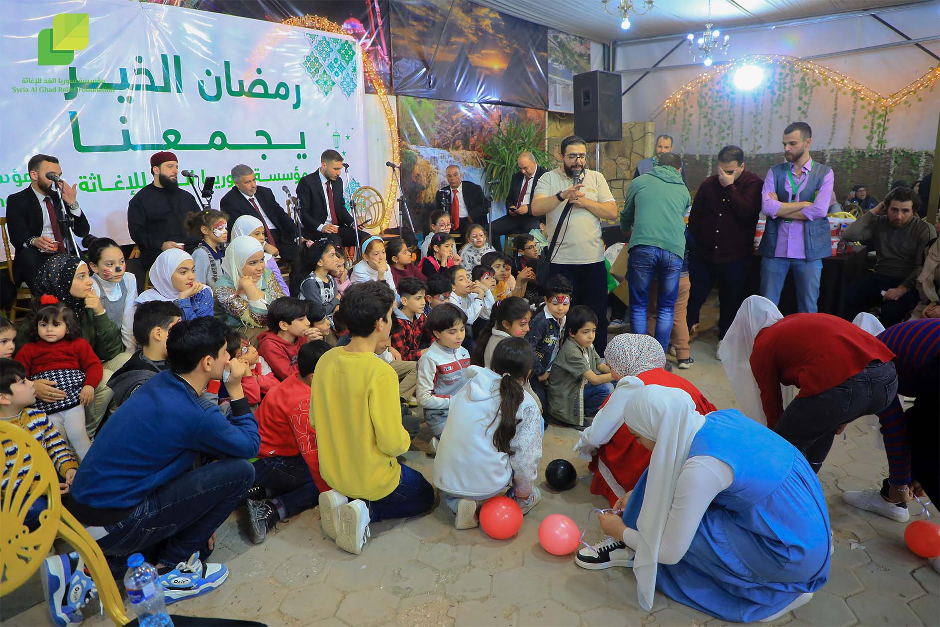 A group Iftar for orphans in October